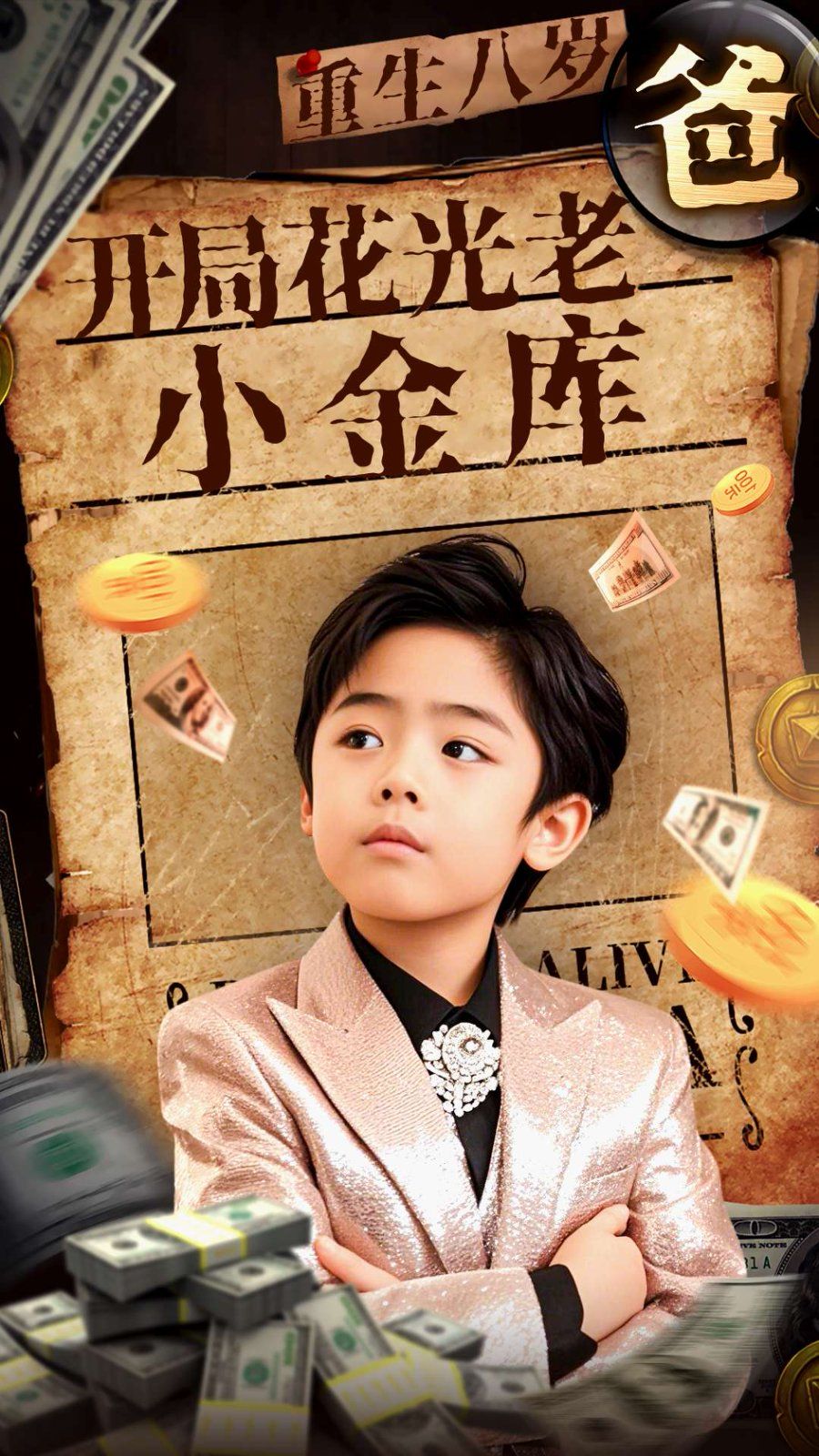 重生八歲，開局花光老爸小金庫(全集)